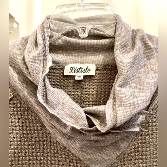 Listicle Waffle-Knit Top - Picture 3 of 10